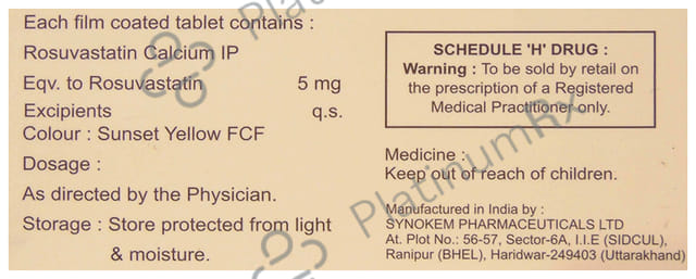 Rosloy 5mg Tablet 10s