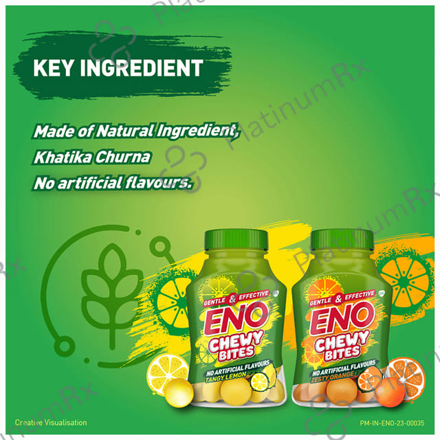 Eno Chewy Bites Zesty Orange Tablet 30s