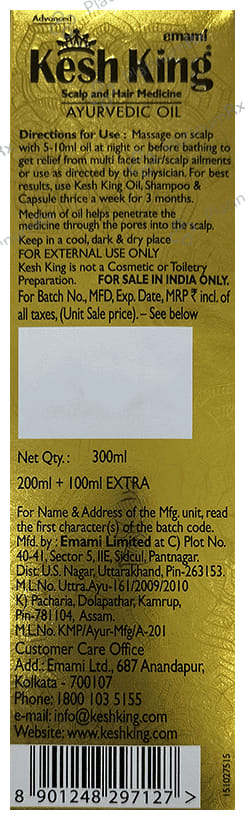 Kesh King Scalp and Hair Medicine Ayurvedic Oil 300ml