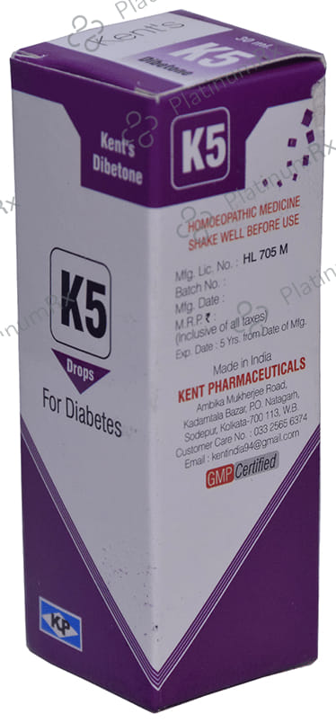 Kent's K5 Diabetes Oral Drops