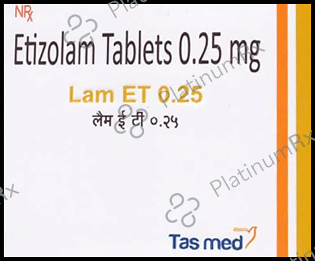 Lam ET 0.25mg Tablet 15s