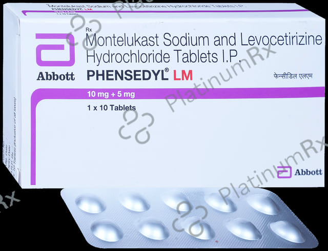 Phensedyl LM 5/10mg Tablet 10s