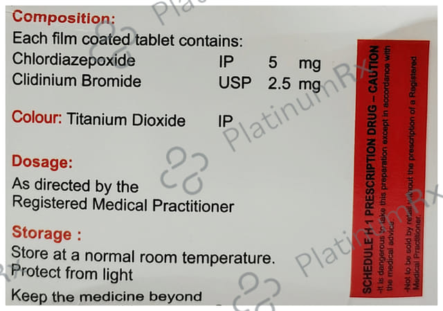 Tribs 5mg/2.5mg Tablet