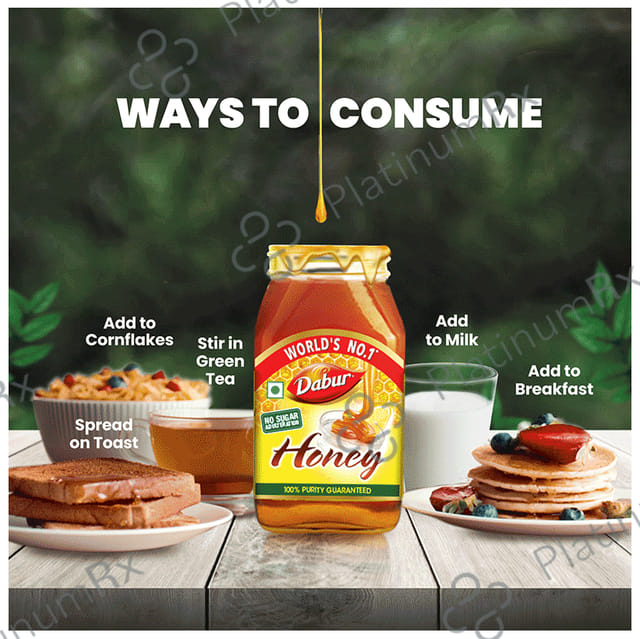 Dabur Honey 100% Pure Honey Brand With No Sugar Adulteration 1kg