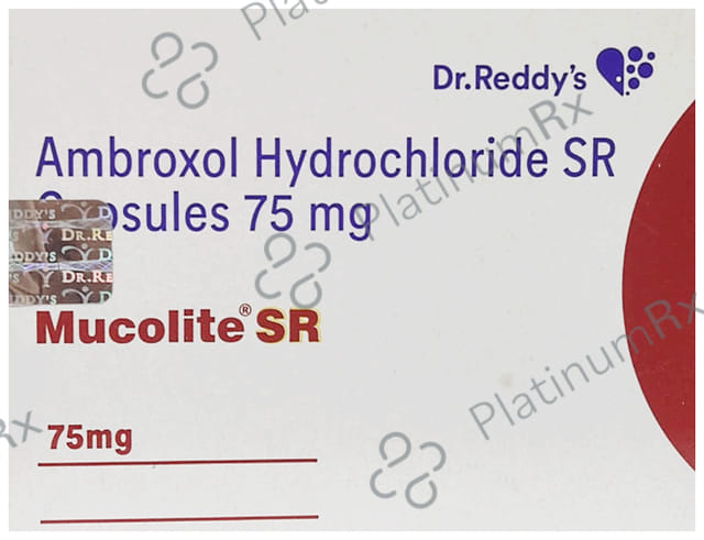 Mucolite 75mg Capsule SR 10s