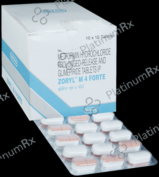 Zoryl M 4/1000mg Tablet PR 15s