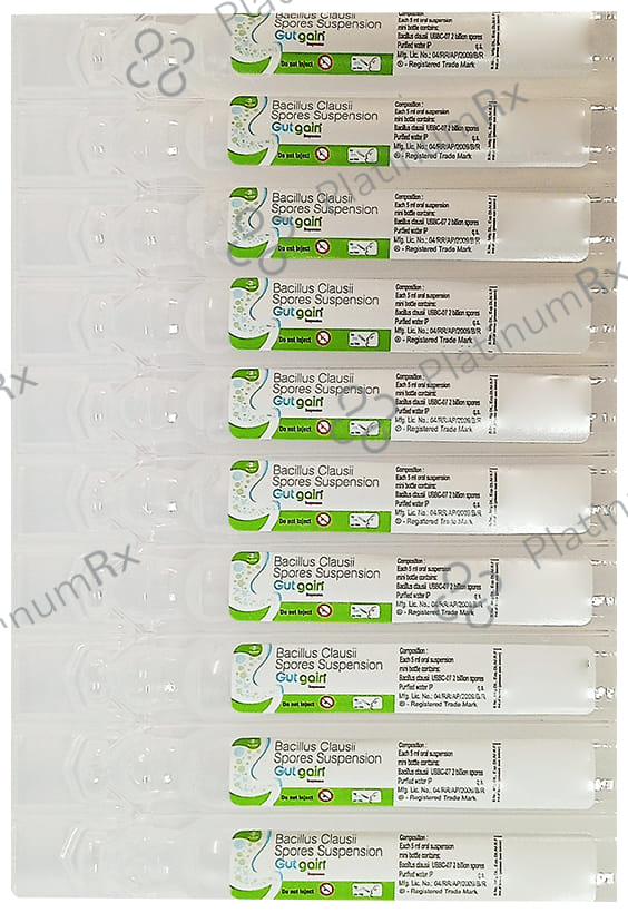 Gutgain Oral Suspension 10x5ml