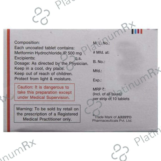 Bigomet 500mg Tablet 10s