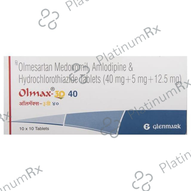 Olmax 3D 40mg Tablet 10s