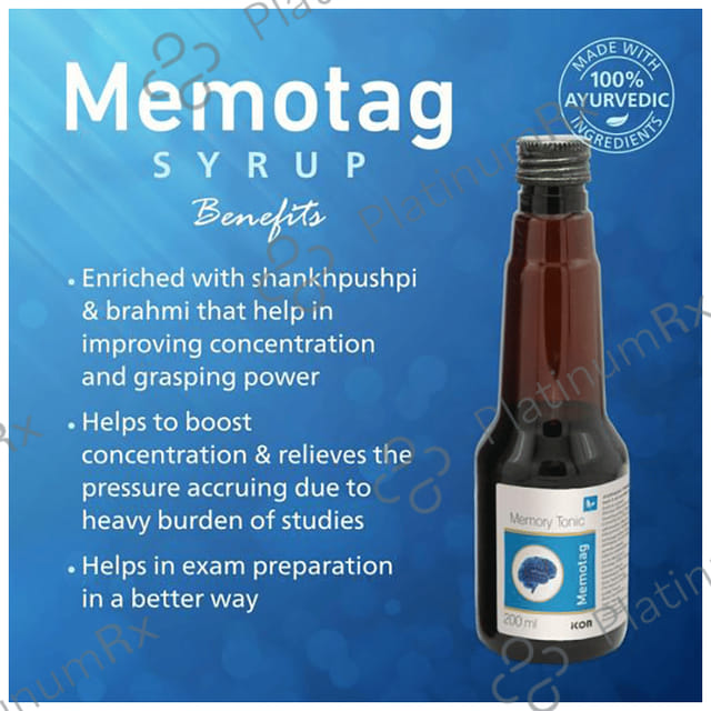 Memotag Memory Tonic (200ml Each) 1 Bottle
