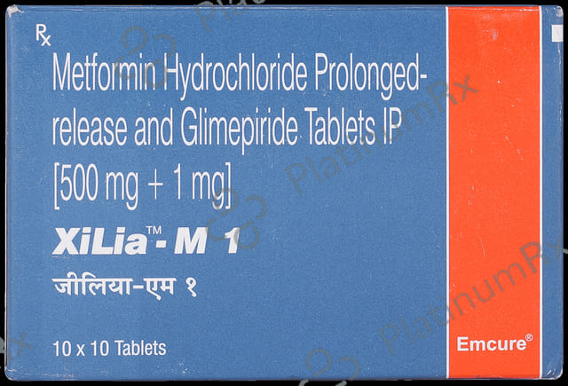 Xilia M 1/500mg Tablet PR 10s