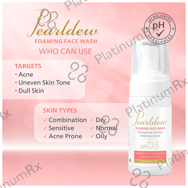 Pearldew Foaming Face Wash 1 Bottle