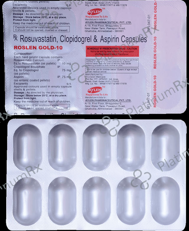Roslen Gold 75mg/10mg/75mg Capsule