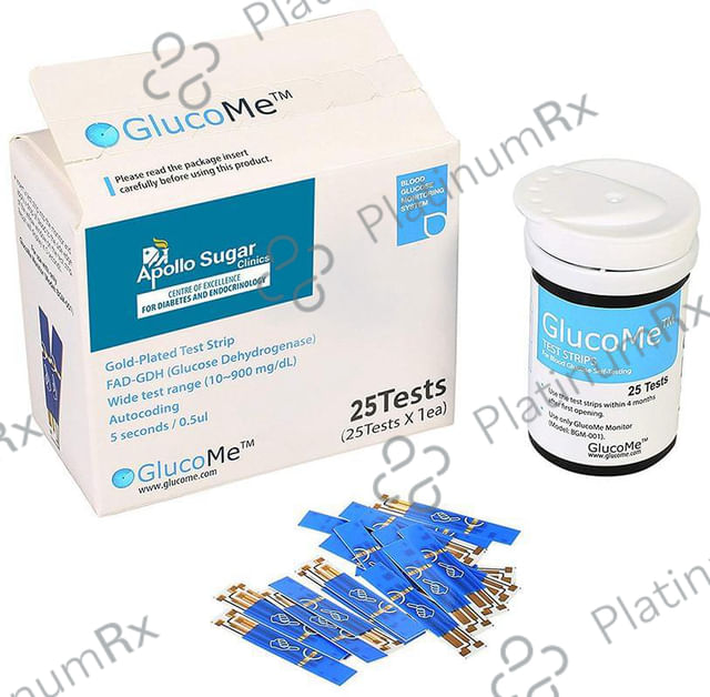 Apollo Sugar Glucome Test Strips