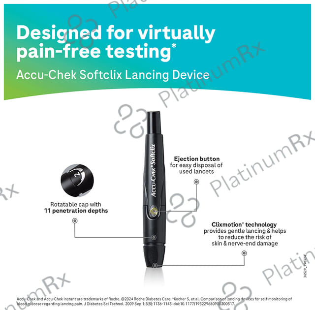Accu Chek Instant S Blood Glucometer (10 Free Test Strips) 1s
