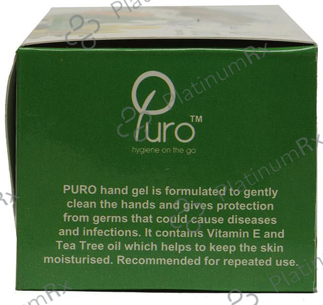 Puro Herbal Hand Cleansing Gel Sanitizer Sachet Vanilla 100 Sachets