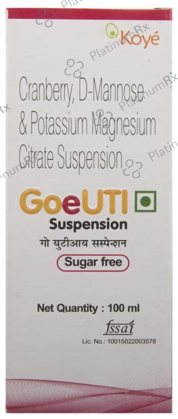 Goeuti Syrup Sugar Free 100 Syrup