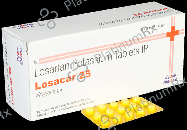 Losacar 25mg Tablet 15s