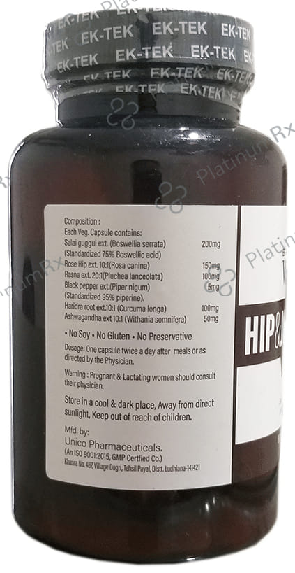 Ek-Tek Vedaz Hip & Joint Veggie Capsule