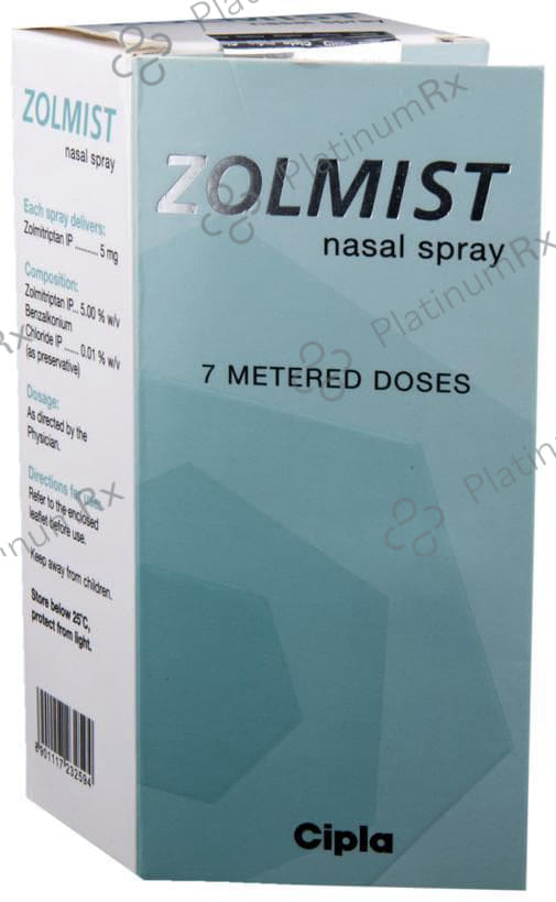 Zolmist 5mg Nasal Spray 7MDI