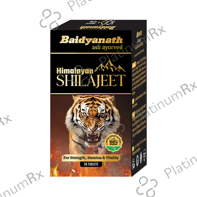 Baidyanath Himalayan Shilajeet Tablet - For Strength & Stamina