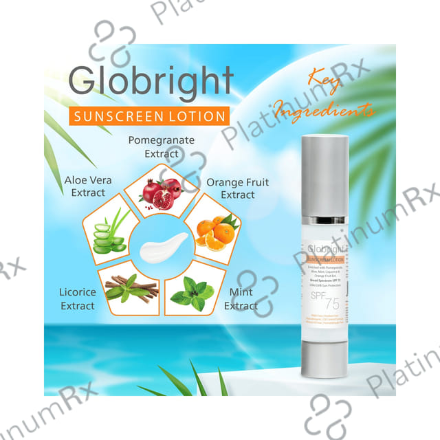 Globright Sunscreen Lotion SPF 75