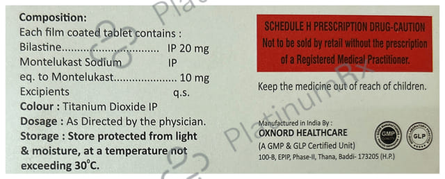 Qbilas 20/10mg M Tablet 10s