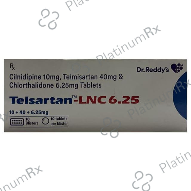 Telsartan LNC 6.25 Tablet 10s