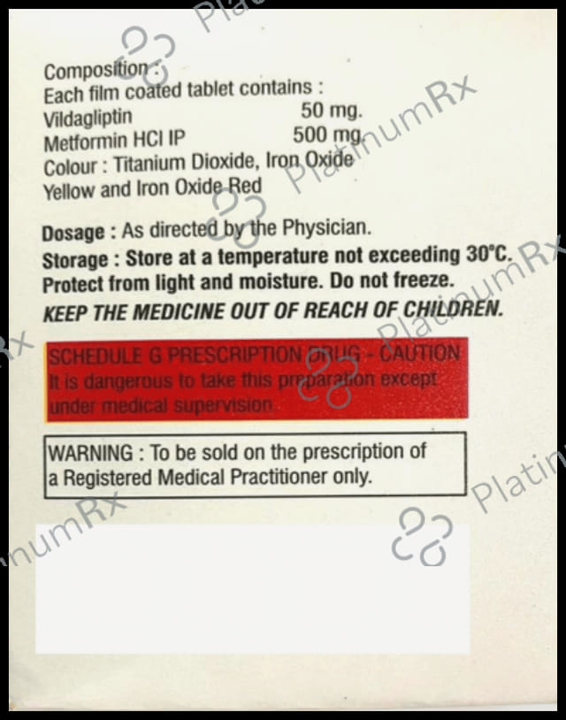 Vildavo-M 500 Tablet