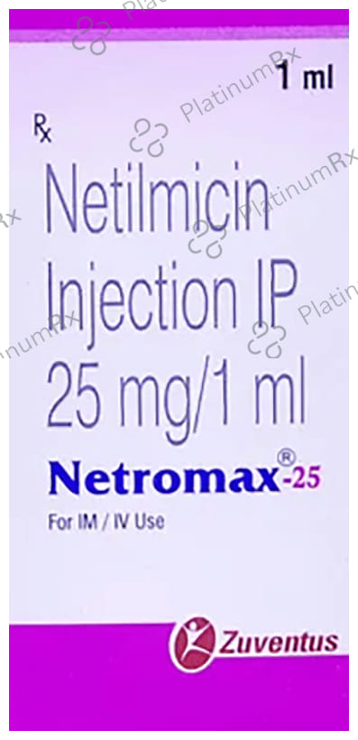 Netromax 25mg Injection