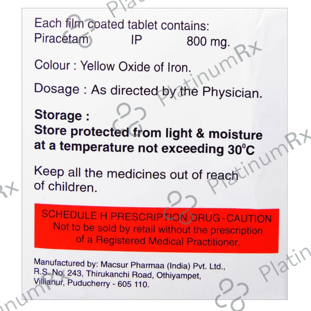 Flocetam 800mg Tablet