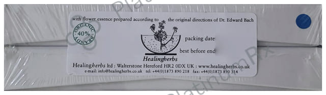 Healing Herbs Bach Flower Remedies Kit of 10ml