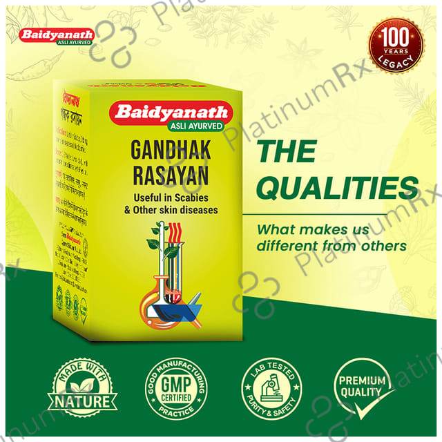 Baidyanath Gandhak Rasayan Tablet 40 tablets