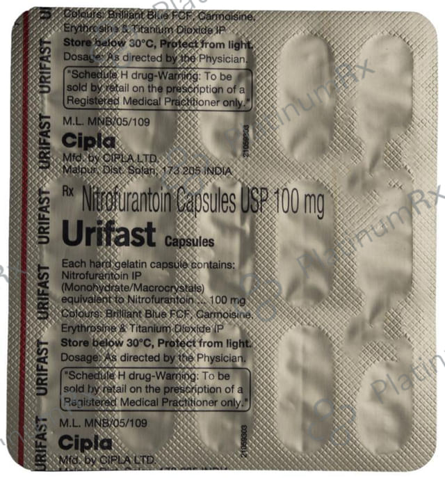 Urifast 100mg Capsule 15s