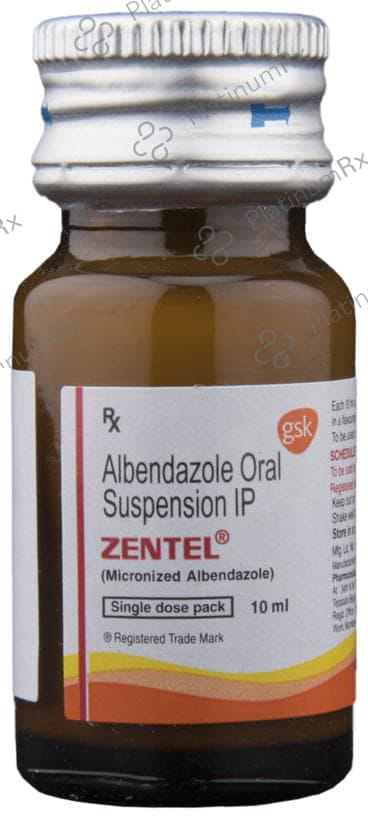 Zentel 400mg Oral Suspension 10ml