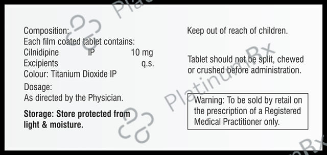 Cilniaish 10 Tablet