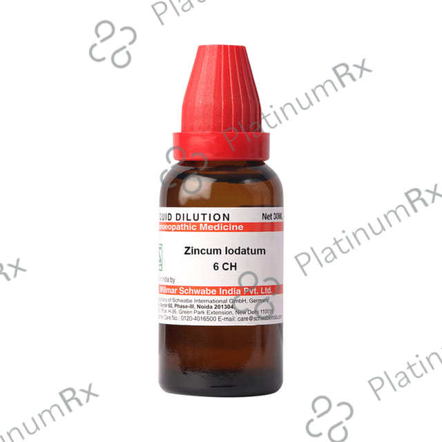 Dr Willmar Schwabe India Zincum Iodatum Dilution 6 CH