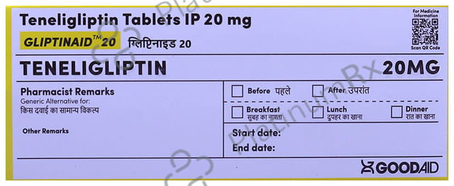 Gliptinaid 20 Tablet
