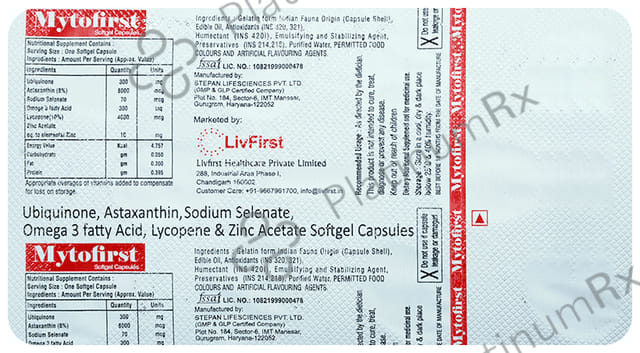 Mytofirst Soft Gelatin Capsule 10s