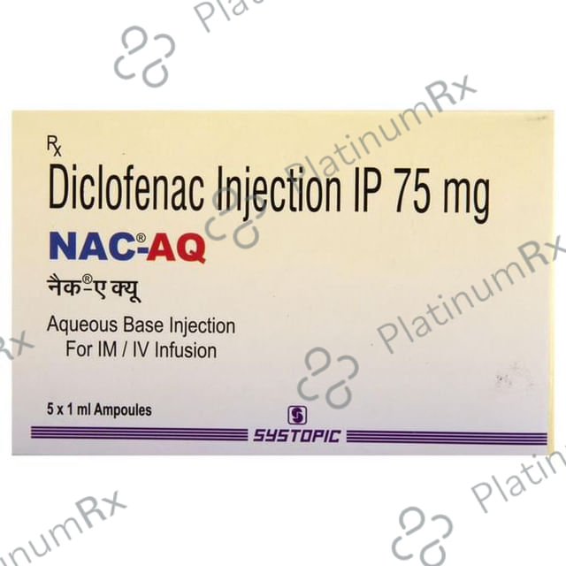 NAC AQ 75mg Injection 1ml