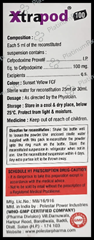 Xtrapod 100 Oral Suspension