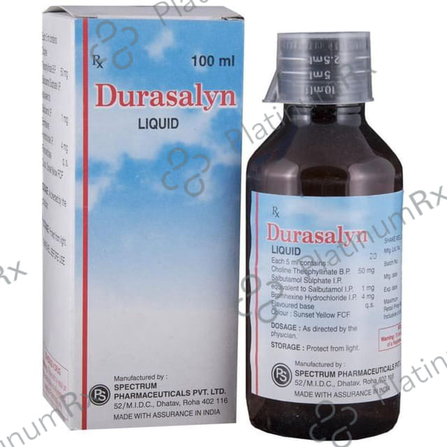 Durasalyn 50/1mg Liquid 100ml