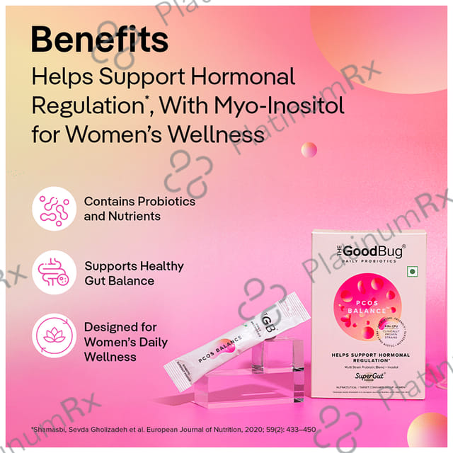 The Good Bug PCOS Balance Powder (4gm Each)