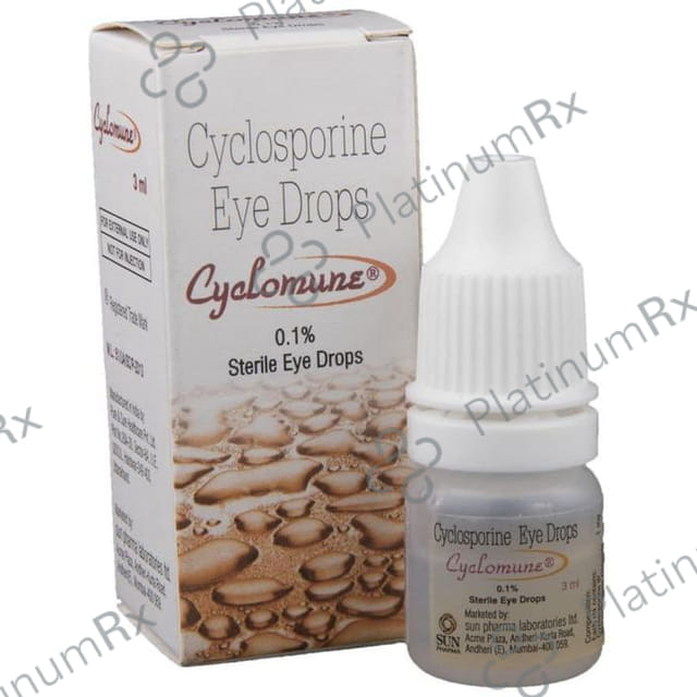 Cyclomune 0.1% Eye Drop 3ml