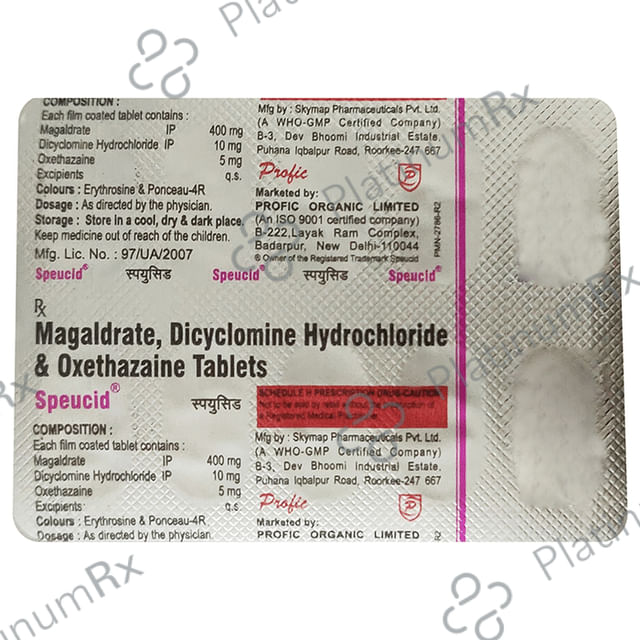 Speucid 10/400/5mg Tablet 10s