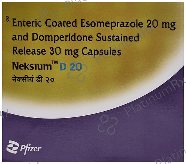 Neksium D 20/30mg Capsule SR 15s