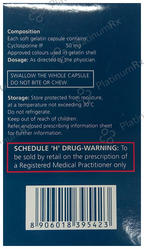 Psorid 50mg Capsule 5s