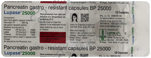 Lupase 350mg Tablet 15s