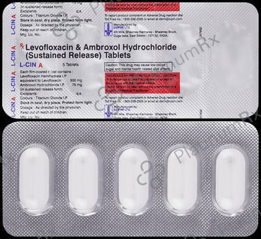 L Cin A 75/500mg Tablet 5s