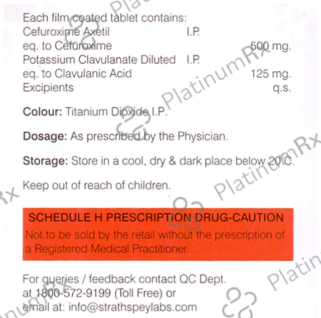 Crx CV 625mg Tablet 10s